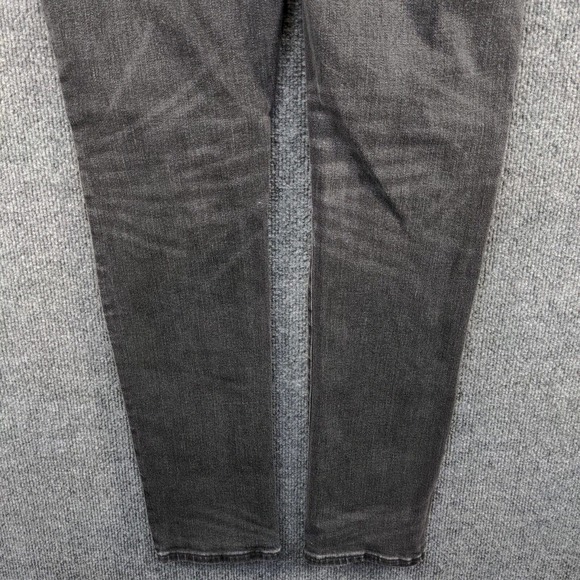 American Eagle Outfitters Men's Straight Leg Jeans Black 30x32 5-Pocket Whisker - Picture 7 of 11